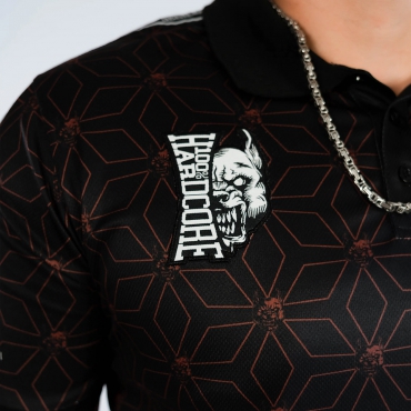 100% Hardcore Football Shirt Essential Taped Red