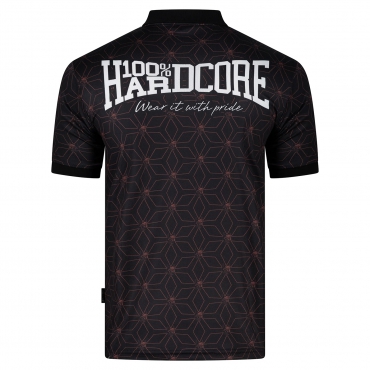 100% Hardcore Football Shirt Essential Taped Red