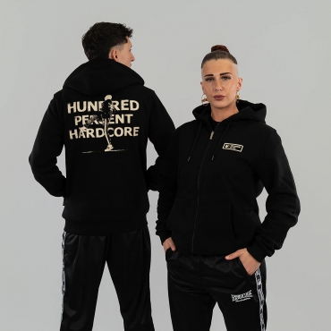 100% Hardcore Zipper Hooded Hundred