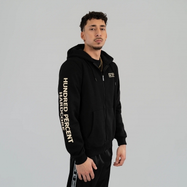 100% Hardcore Zipper Hooded Hundred