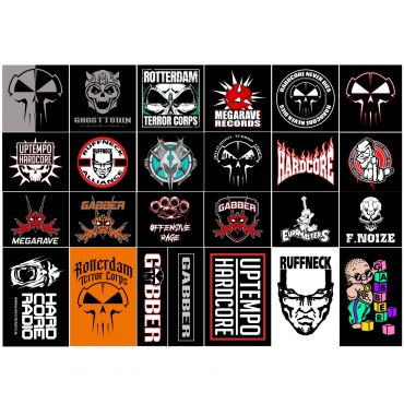 Hardcore Sticker Pack – 25 Stickers (2026 Edition)