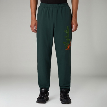 Australian Archive Pants Big Logo Green Orange
