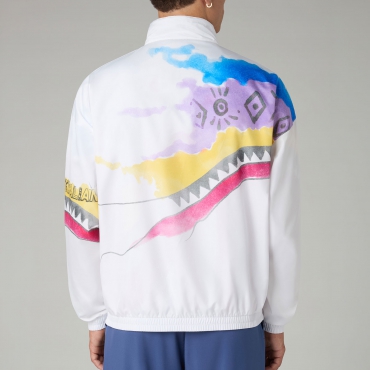 Australian Archive Jacket Native Print White