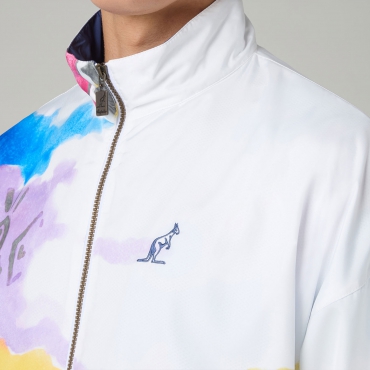 Australian Archive Jacket Native Print White