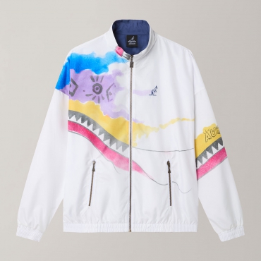 Australian Archive Jacket Native Print White