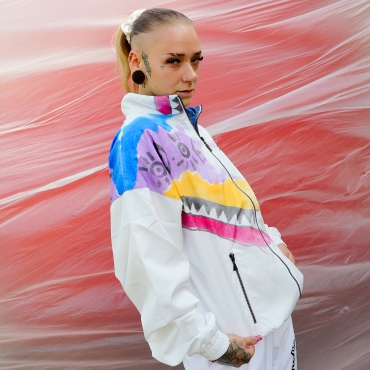 Australian Archive Jacket Native Print White