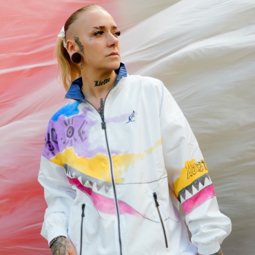 Australian Archive Jacket Native Print White