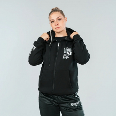 Hardcore Hooded Zipper Silver
