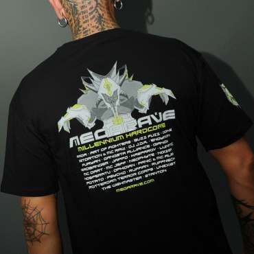 Megarave Milleniium 26 line up T-shirt