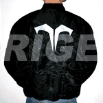 Black Evil Activities bomber - stitched