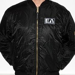 Black Evil Activities bomber - stitched